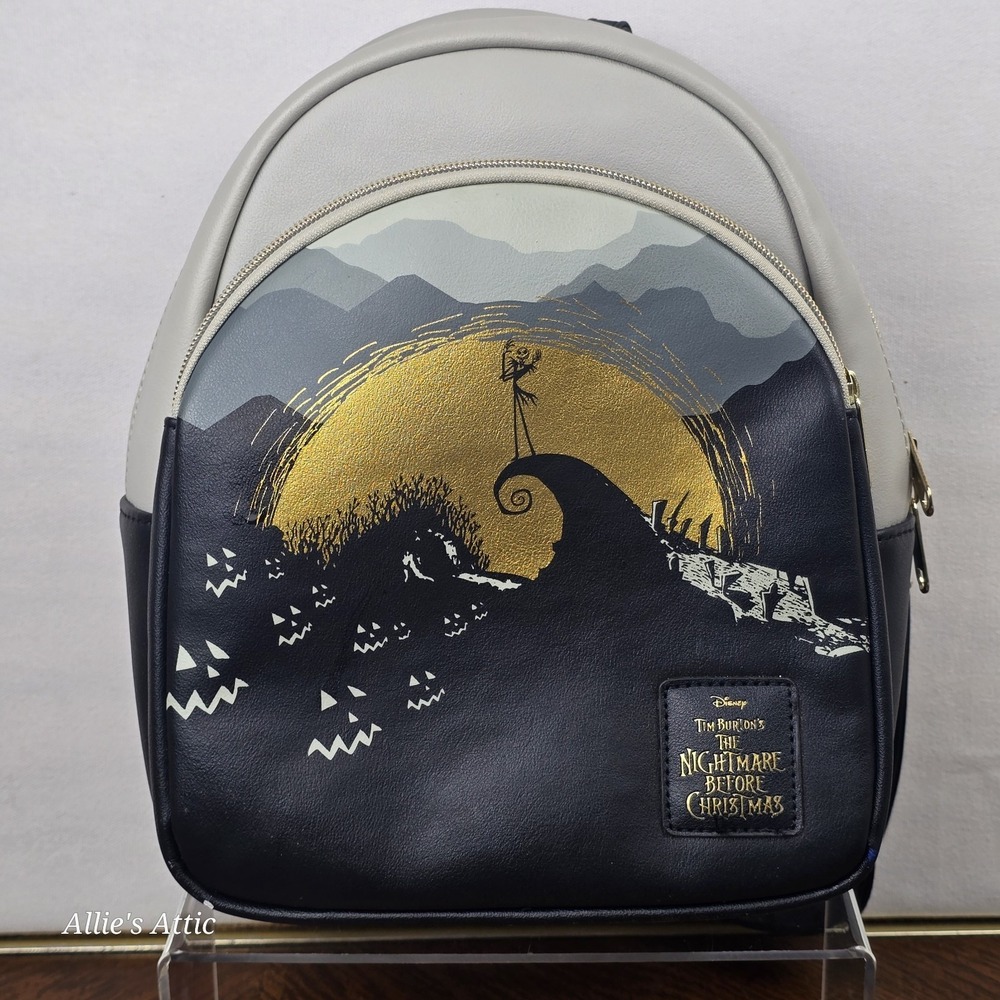 Disney Loungefly The Nightmare Before Christmas Backpack Jack Skellington Purse